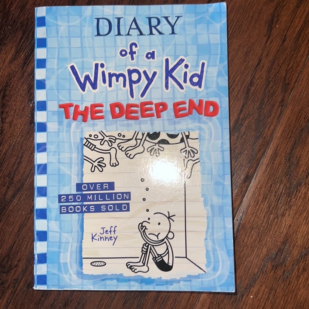 Diary of a Wimpy Kid book The Deep End #15 in the series by Jeff Kinney​​